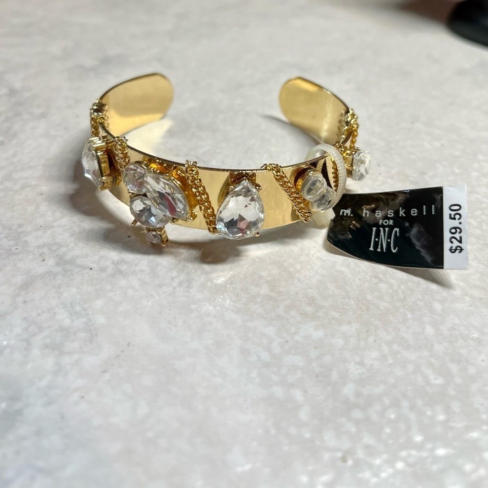 M. Haskell for I.N.C. Chain Wrapped Cuff NWT - Picture 2 of 3